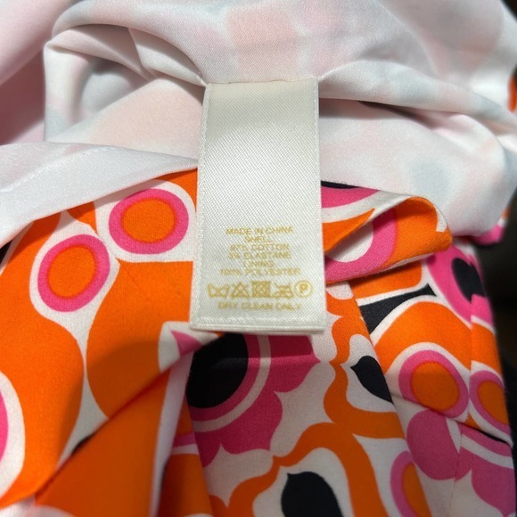 Vibrant Orange Patterned Dress - Picture 12 of 13